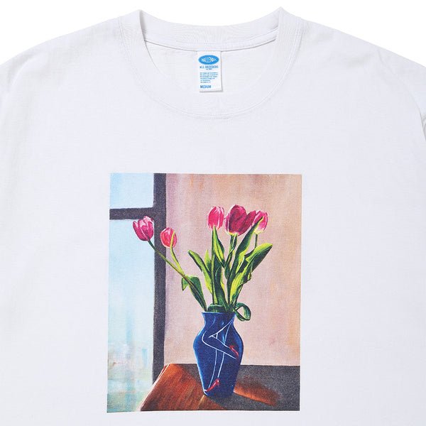 CHALLENGER - TULIP TEE - WHITE