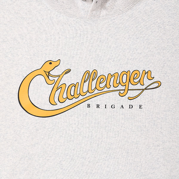 CHALLENGER - SNAKING LOGO HOODIE - GRAY