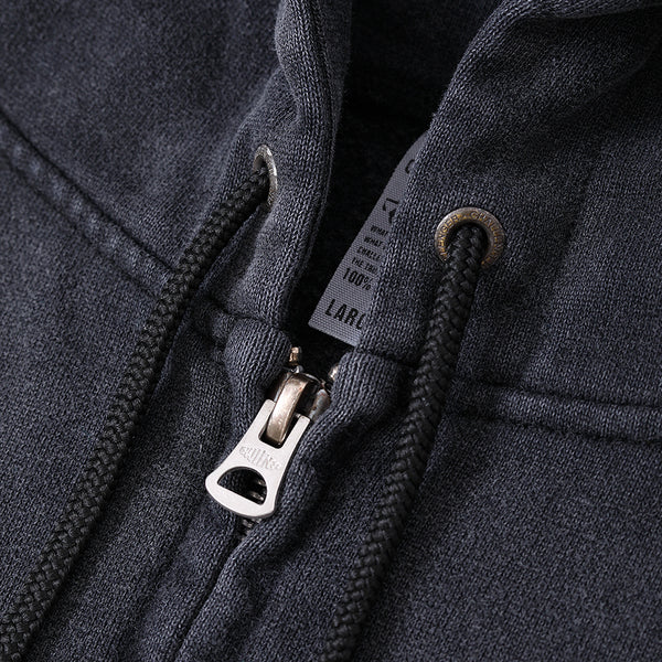 CHALLENGER - ROSE ZIP HOODIE - BLACK