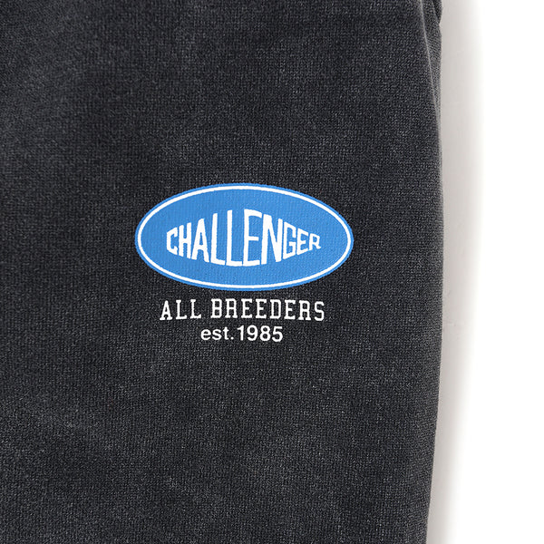 CHALLENGER - CLASSIC LOGO SWEAT PANTS - BLACK