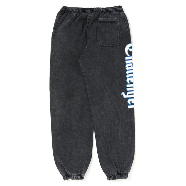 CHALLENGER - CLASSIC LOGO SWEAT PANTS - BLACK