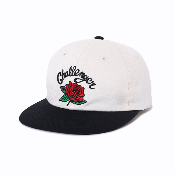 CHALLENGER - CLASSIC ROSE CAP - WHITE / BLACK