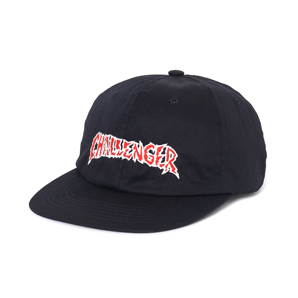 CHALLENGER - CRASH LOGO CAP - BLACK