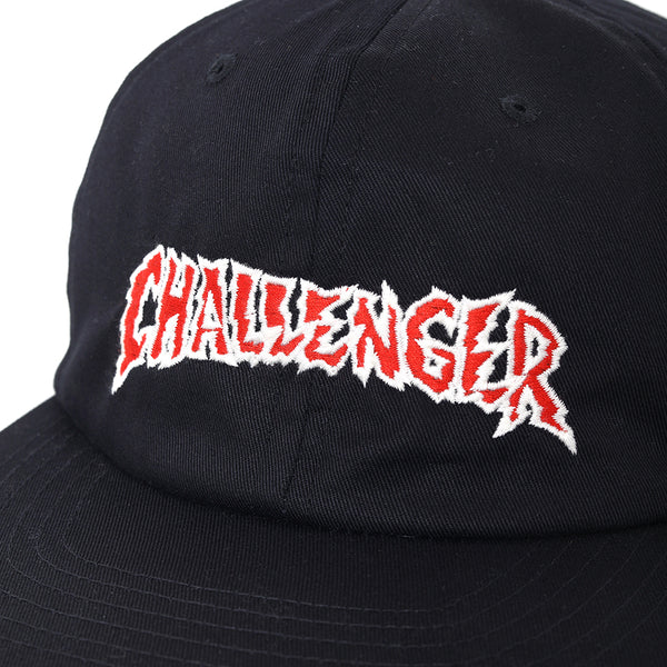 CHALLENGER - CRASH LOGO CAP - BLACK