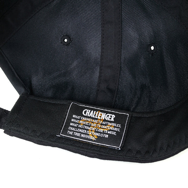 CHALLENGER - CRASH LOGO CAP - BLACK