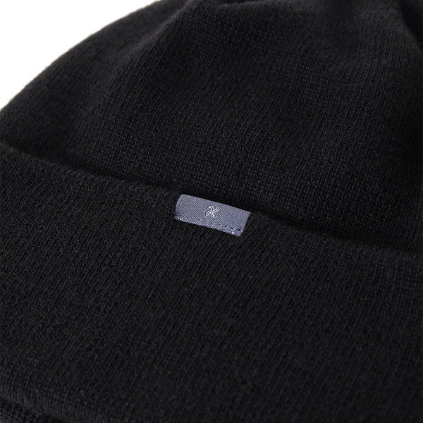 CHALLENGER - CRASH LOGO KNIT CAP - BLACK