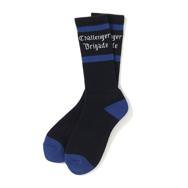 CHALLENGER - CLASSIC LOGO SOX - BLACK