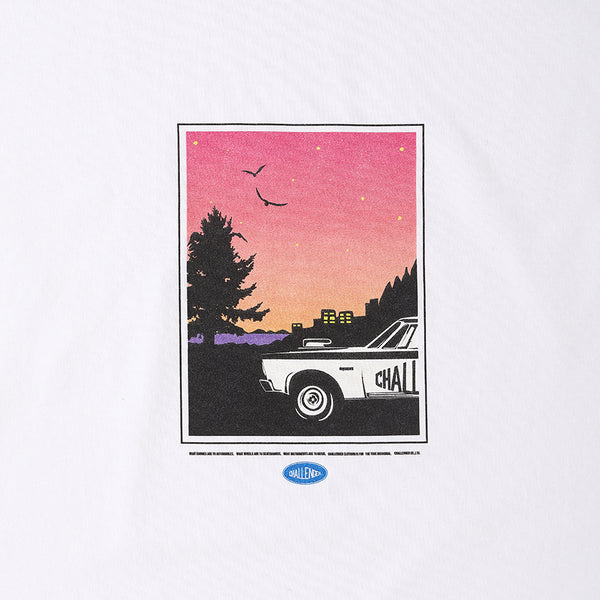 CHALLENGER - CRUSING TEE - WHITE