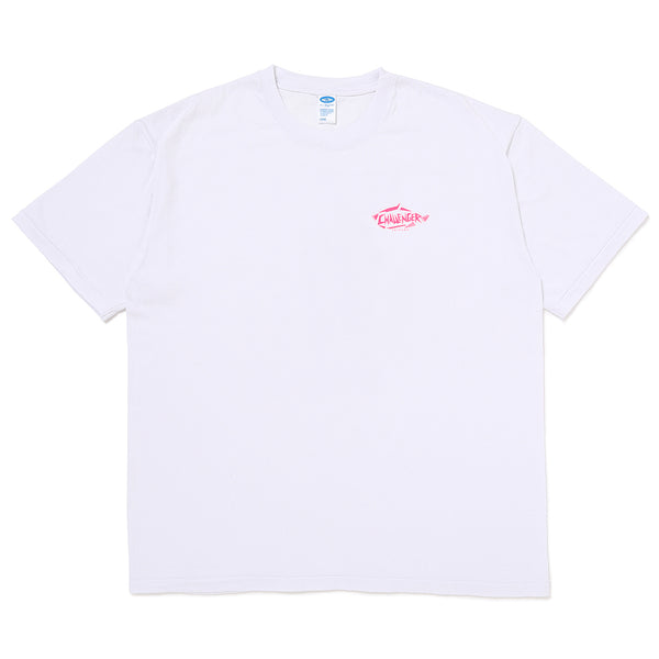 CHALLENGER - NEON WOLF TEE - WHITE