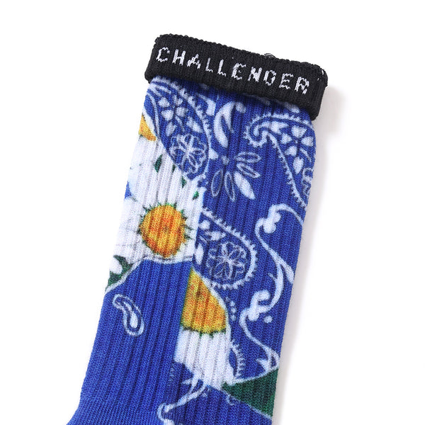 CHALLENGER - DAISY SOCKS - BLUE