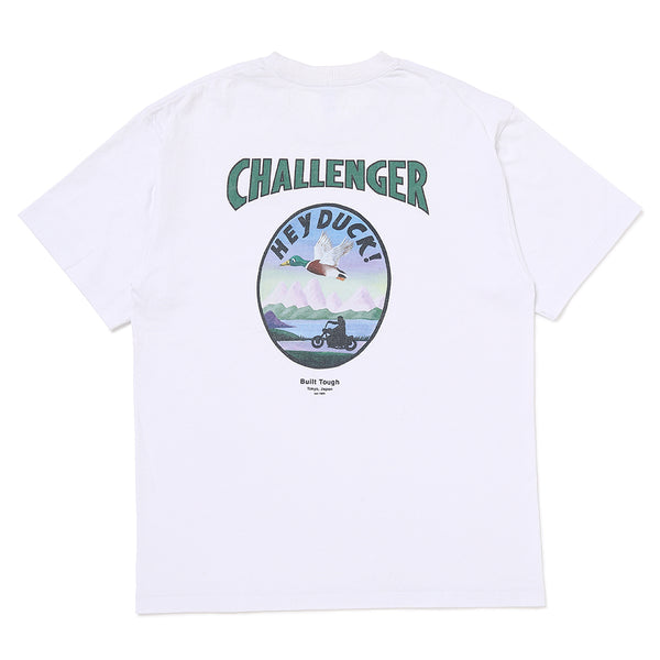 CHALLENGER - HEY DUCK TEE - WHITE
