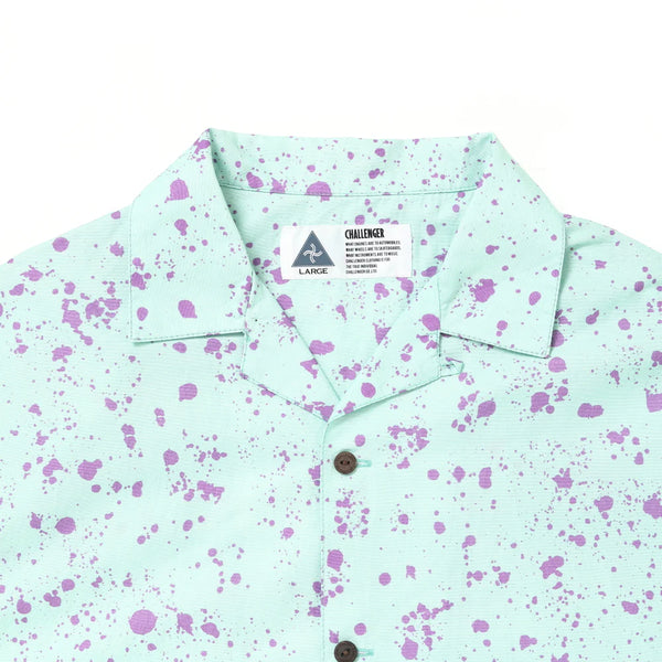 CHALLENGER - S/S SPLATTER SHIRT- MINT