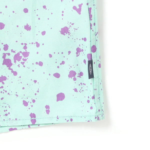 CHALLENGER - S/S SPLATTER SHIRT- MINT