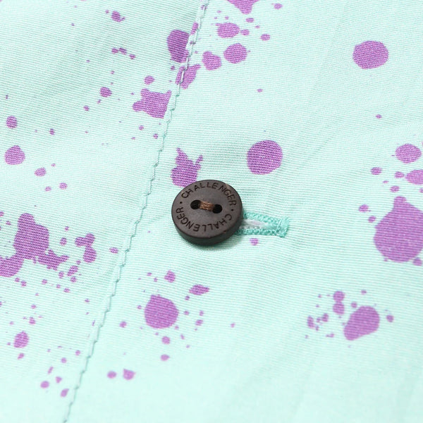 CHALLENGER - S/S SPLATTER SHIRT- MINT