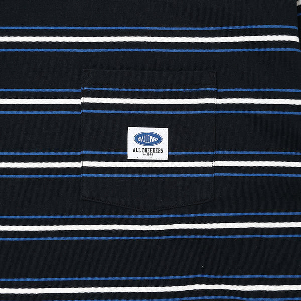 CHALLENGER - L/S AUTHENTIC BORDER TEE - BLACK