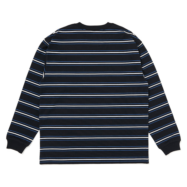 CHALLENGER - L/S AUTHENTIC BORDER TEE - BLACK