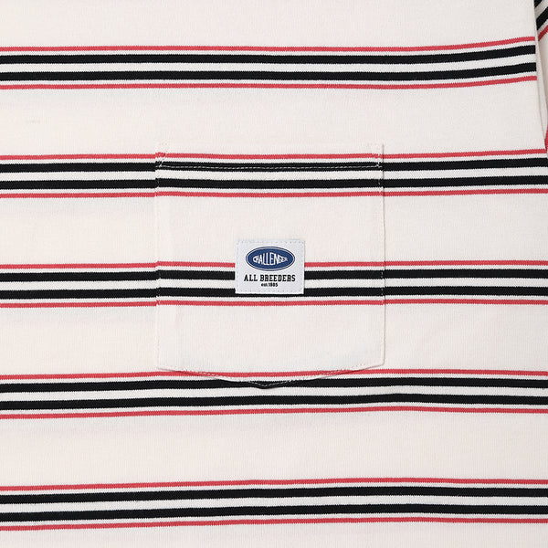 CHALLENGER - S/S AUTHENTIC BORDER TEE - WHITE