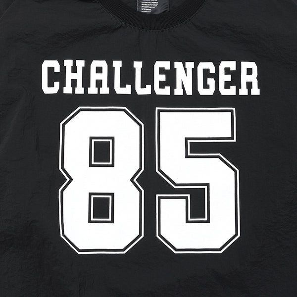 CHALLENGER - L/S NUMBERS WIND CREW - BLACK