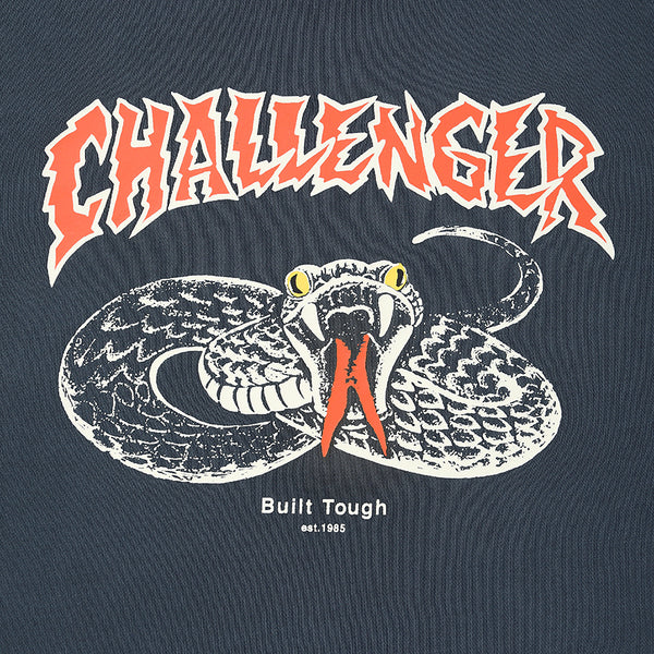 CHALLENGER - SNAKE HOODIE - PAPPER BLACK