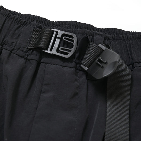 CHALLENGER - NYLON BASIC SHORTS - BLACK