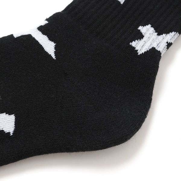 CHALLENGER - CROSS SOCKS - BLACK