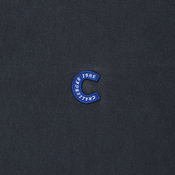 CHALLENGER - L/S PIGMENT C PATCH TEE - PEPPER BLACK