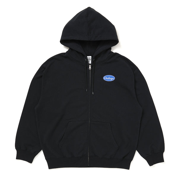 CHALLENGER -BRIGADE ZIP HOODIE - BLACK