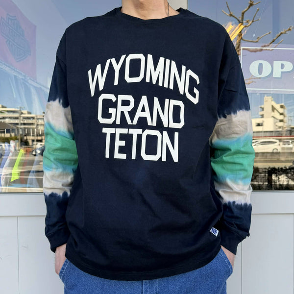 ILL ONE EIGHTY - WYOMING TIE DYE L/S TEE - BLACK