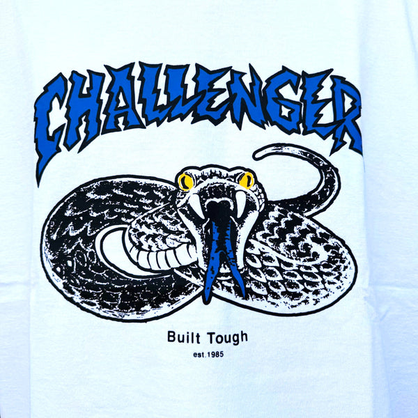 CHALLENGER - PIGMENT SNAKE TEE - WHITE