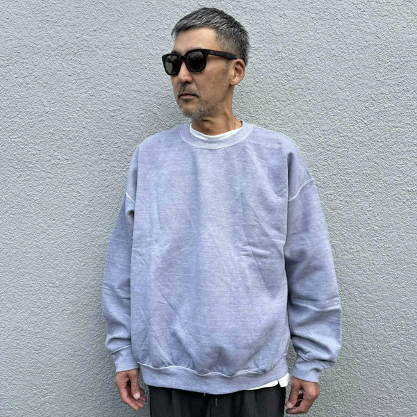 TOWNCRAFT -  90'S PIGMENT CREW SWEAT  - GRAY