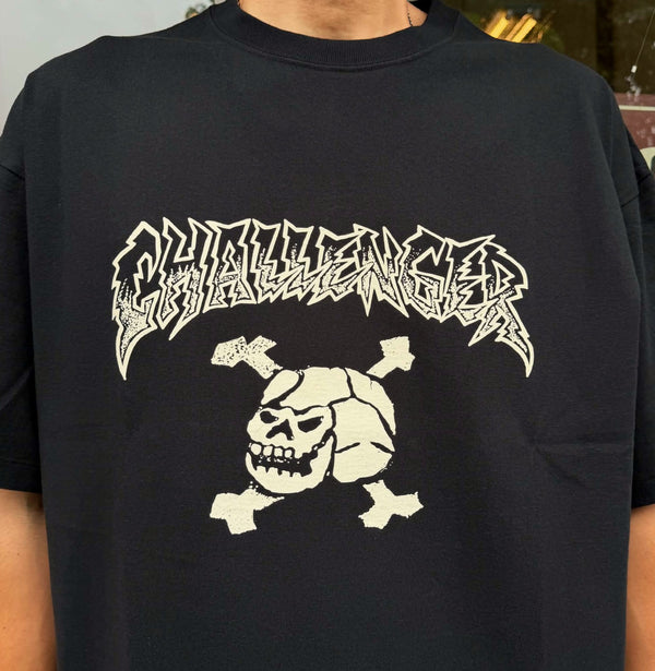 CHALLENGER - SKULL TEE - BLACK