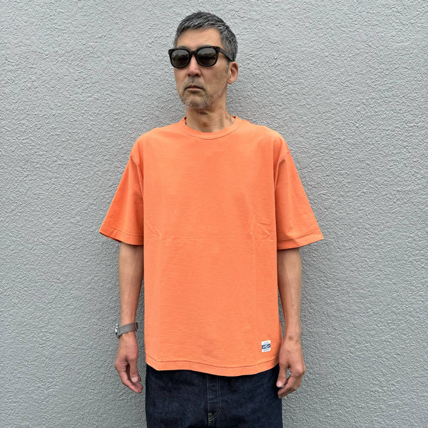 ARMY TWILL - BACK JERSEY HALF SLEEVE TEE - ORANGE