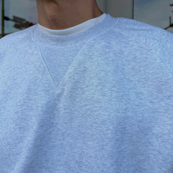 Carhartt WIP - CHASE SWEAT - ASH HEATHER / GOLD