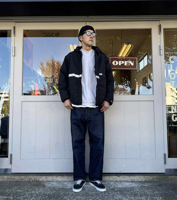 BLUCO - HOODED REFLECTOR JACKET - BLACK