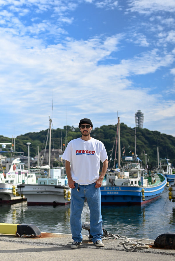 PAWG - PAWGCO TEE - WHITE / RED / BULE