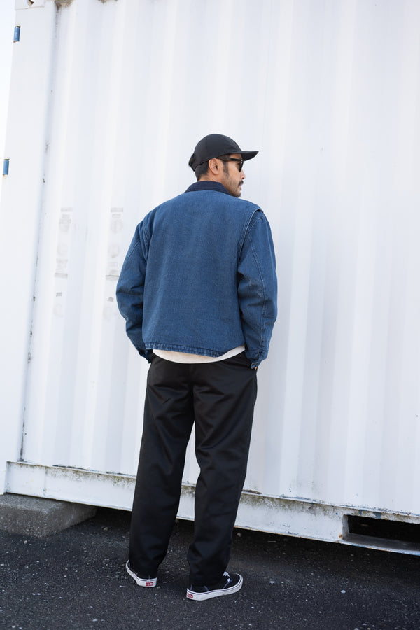 PAWG - ORIGINAL T/C WIDE TAPERED PANTS - BLACK