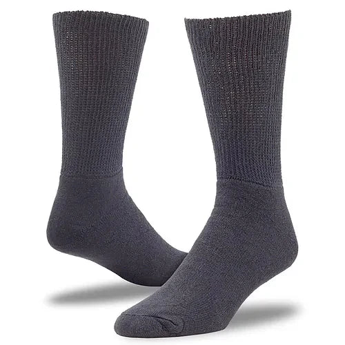 RAILROAD SOCK - MEN'S DIABETIC SOCKS - BLACK