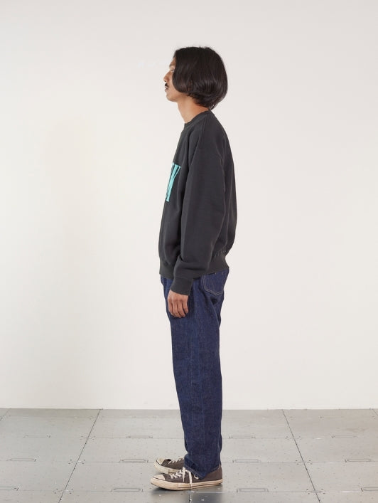 ILL ONE EIGHTY - "MONTAUK " CREW SWEAT SHIRT - BLACK