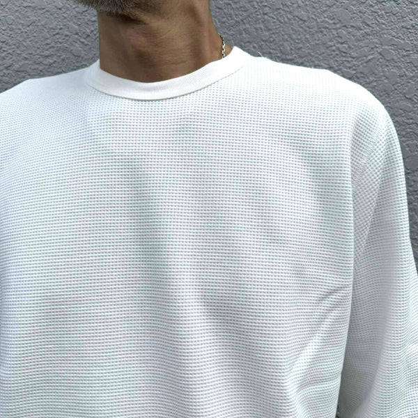 BLUCO - CREW NECK THERMAL - WHITE