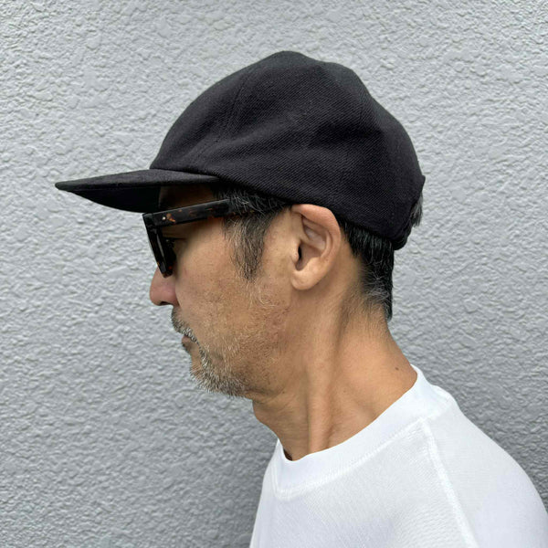 BIGMIKE - HEAVY FLANNEL CAP - BLACK