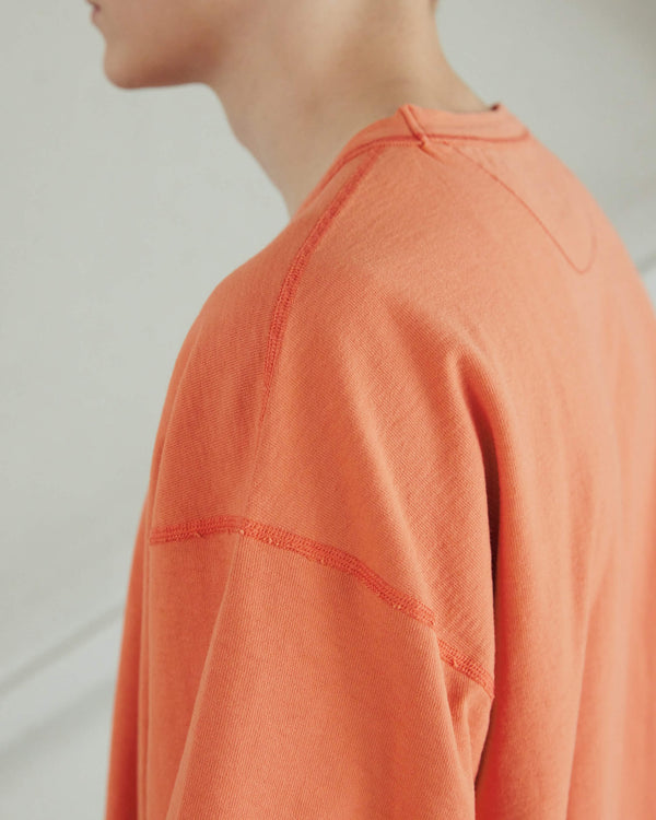 ARMY TWILL - BACK JERSEY HALF SLEEVE TEE - ORANGE