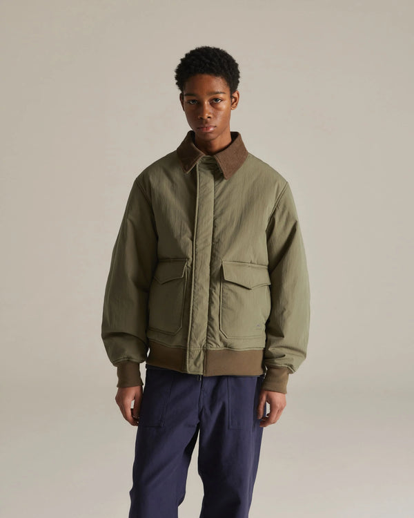 ARMY TWILL - COTTON NYLON BLOUSON - KHAKI