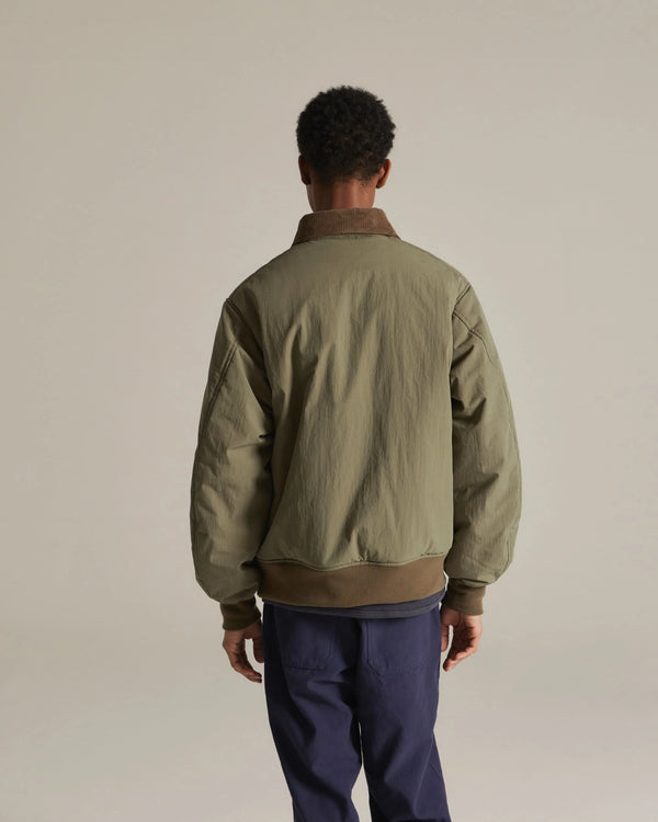 ARMY TWILL - COTTON NYLON BLOUSON - KHAKI