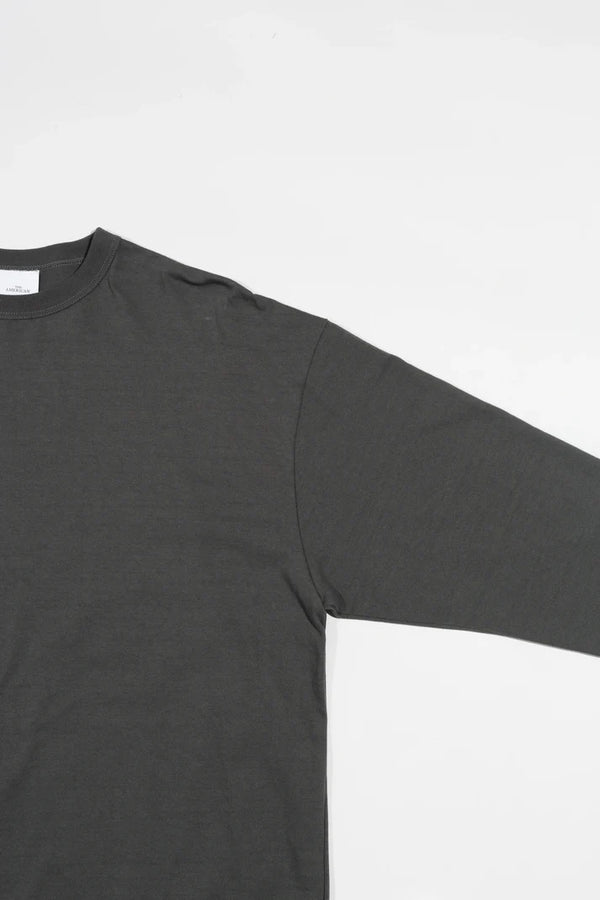 melple - THE AMERICAN RINGLER L/S - CHARCOAL
