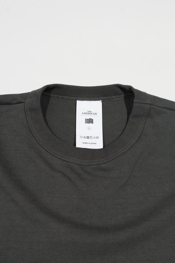 melple - THE AMERICAN RINGLER L/S - CHARCOAL