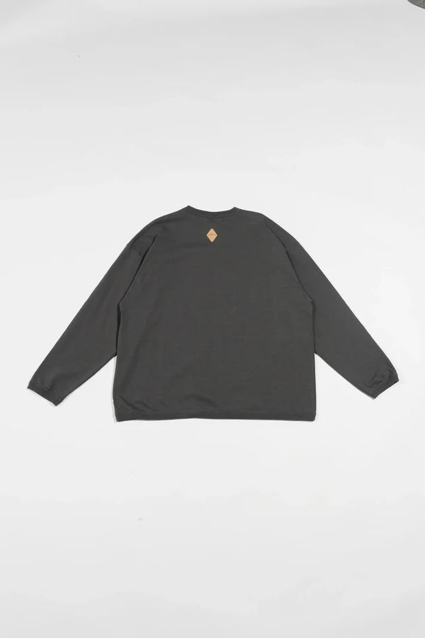 melple - THE AMERICAN RINGLER L/S - CHARCOAL
