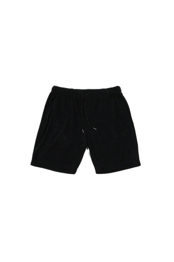 melple - 3.6 PILE SHORTS - BLACK