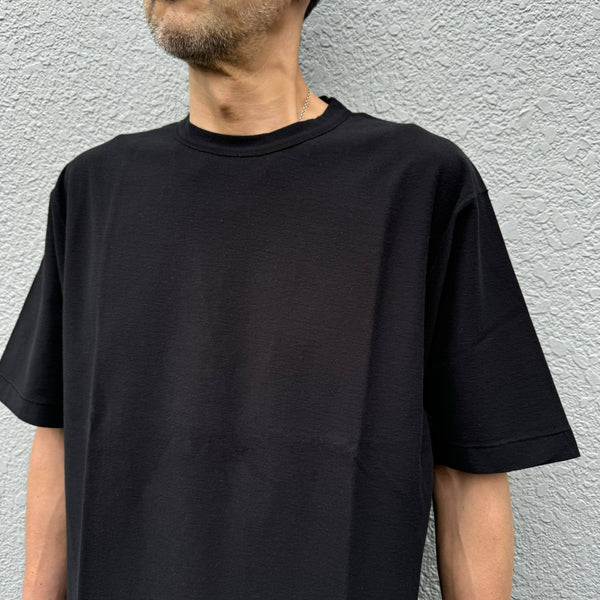 ARMY TWILL - BACK JERSEY HALF SLEEVE TEE - BLACK