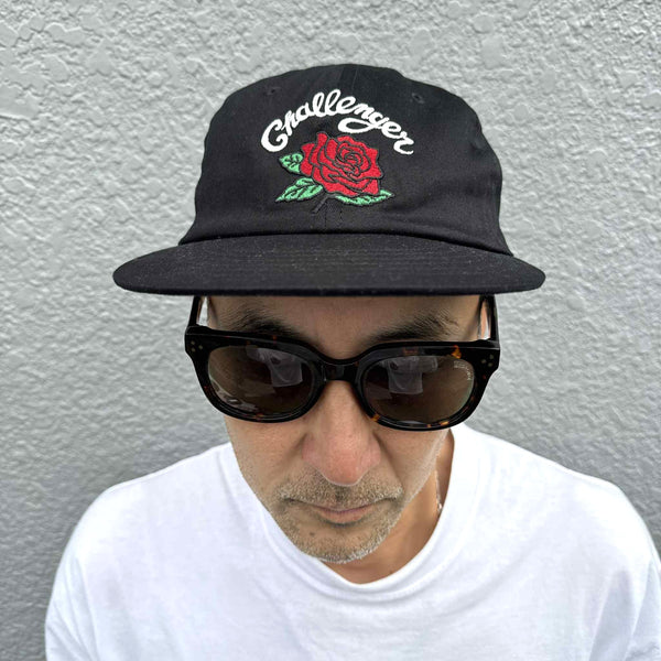 CHALLENGER - CLASSIC ROSE CAP - BLACK