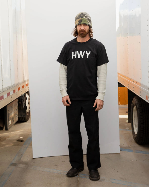 HWY - ARMY TEE - BLACK